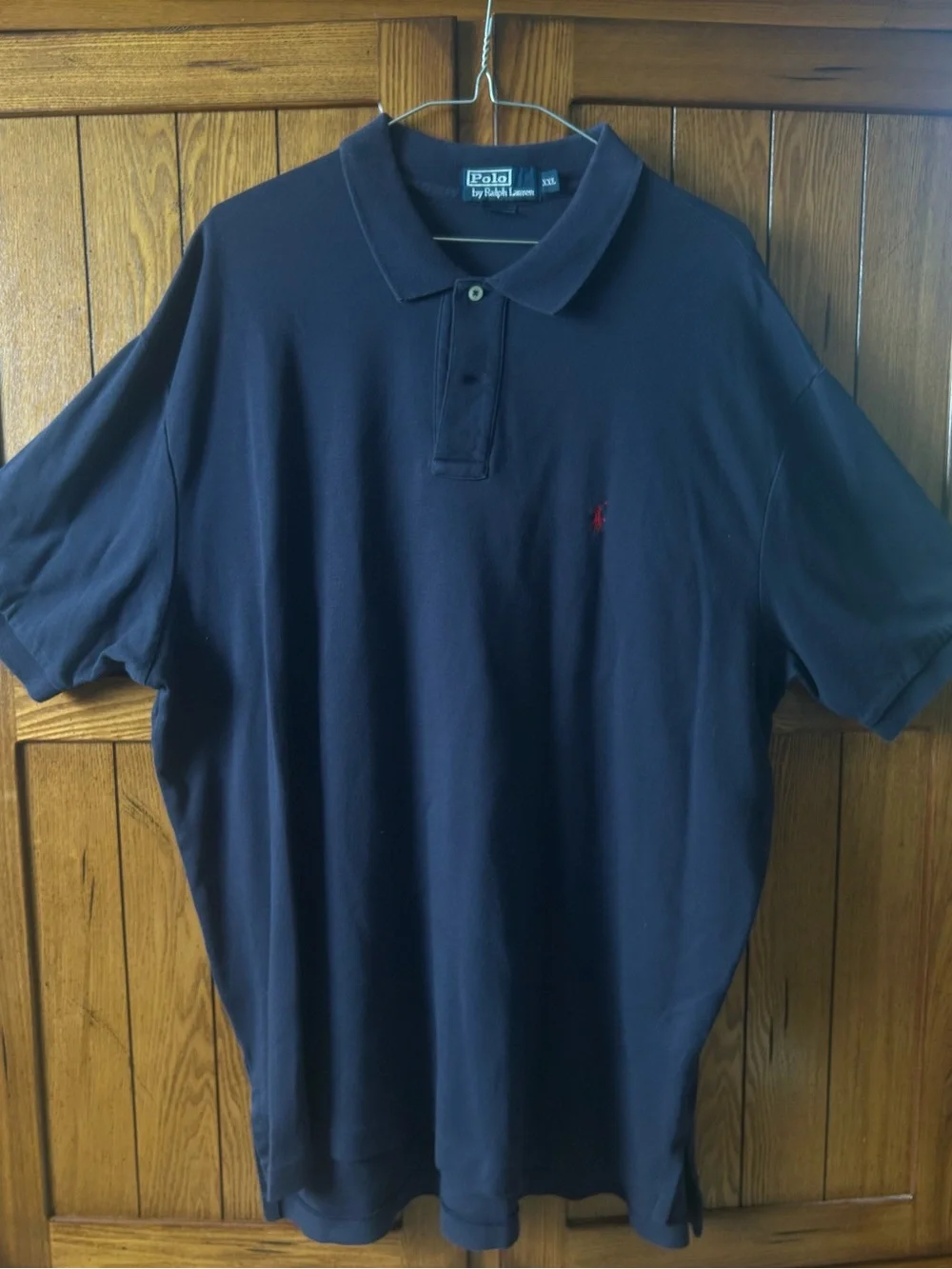 Vintage 90s Polo Ralph Lauren Navy Men’s Shirt. XXL